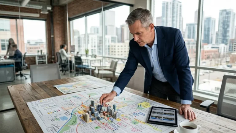 Investor reviewing local multifamily market opportunities